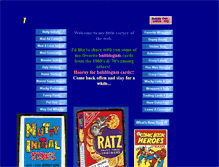 Tablet Screenshot of bubblegumcards.org